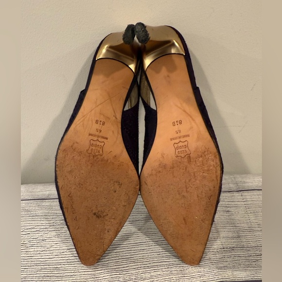 Via Spiga Slingback Heels deep plum/purple size 8.5 - Picture 13 of 13